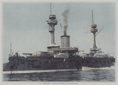 Le cuirassé Formidable dans le port de Toulon - French Photographer
