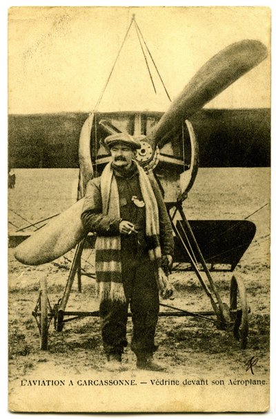 Le célèbre aviateur Jules Védrines - French Photographer