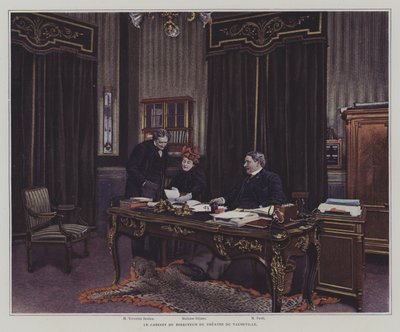 Le bureau du directeur du Théâtre du Vaudeville, Paris - French Photographer