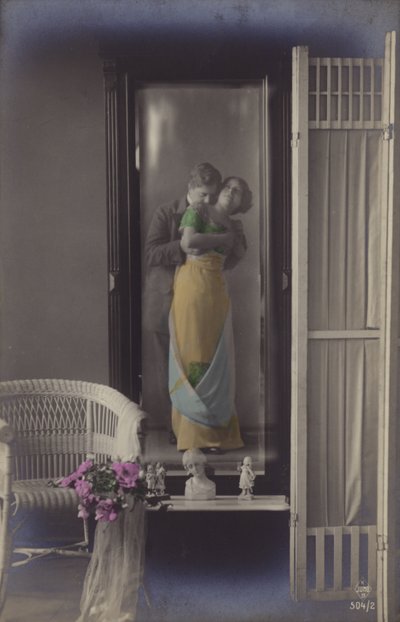Le reflet dans un miroir d