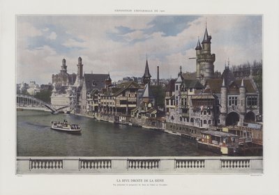 La rive droite de la Seine pendant l