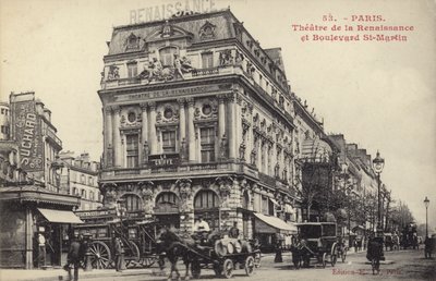 Théâtre de la Renaissance et Boulevard St Martin, Paris - French Photographer