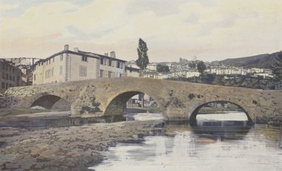 Thiers, Vue générale, prise de la rive g de la Durolle - French Photographer