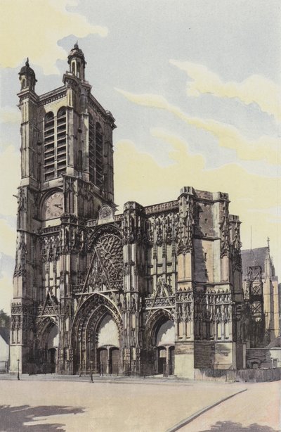Troyes, Cathédrale, Façade O - French Photographer