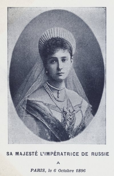 Tsarine Alexandra de Russie à Paris, France - French Photographer