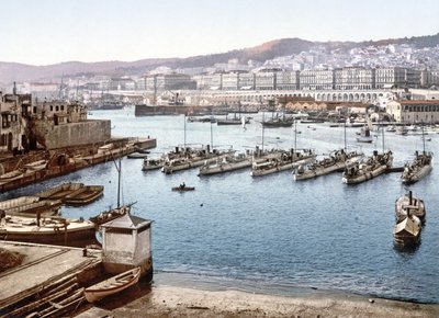Vue du port d