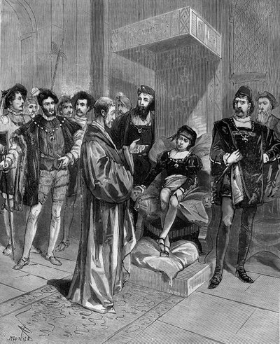 (Cardanus Hieronymus) Gerolamo Cardano (Jérôme Cardan), médecin, mathématicien et philosophe italien (1501-1576), présentant l