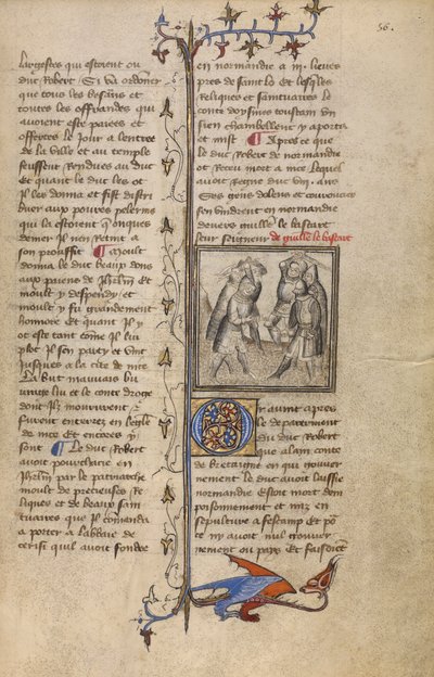 Une bataille entre Wankelin de Ferreres et Hugo de Montfort, vers 1400-1415 - French School