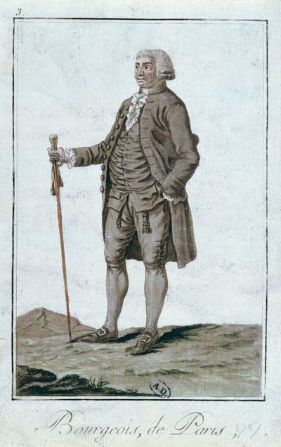 Un Bourgeois de Paris, 1787 - French School