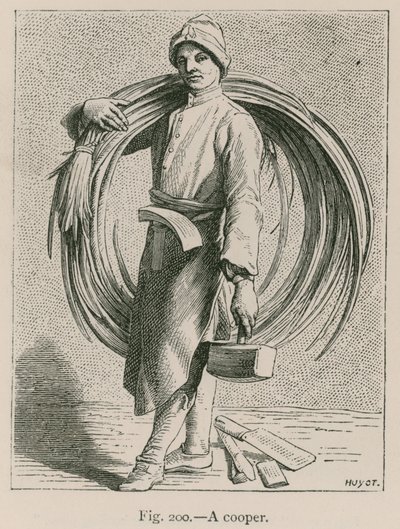 Un tonnelier - French School