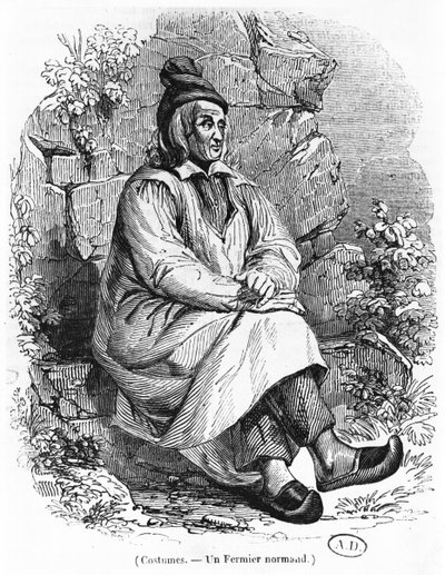 Un fermier de Normandie, c.1840 - French School