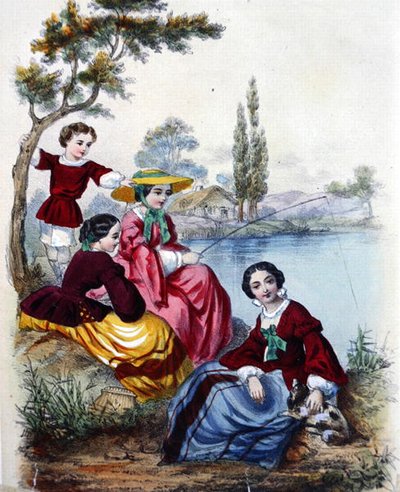 Une partie de pêche - French School
