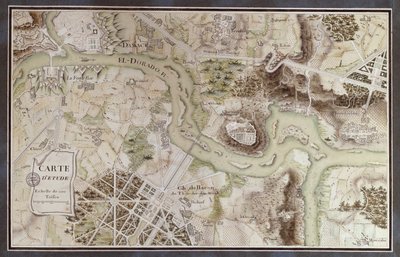 Carte inspirée par Candide de François Voltaire (1694-1778) pour un concours organisé par l