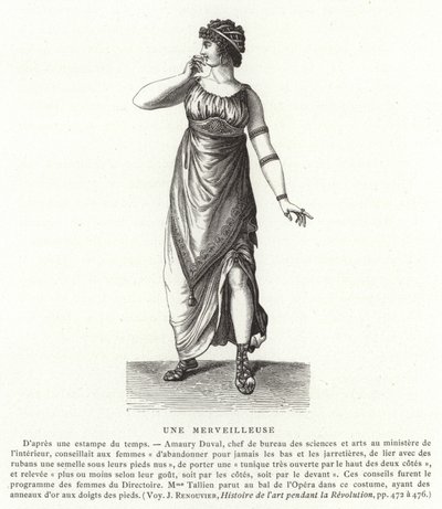 Une Merveilleuse - French School