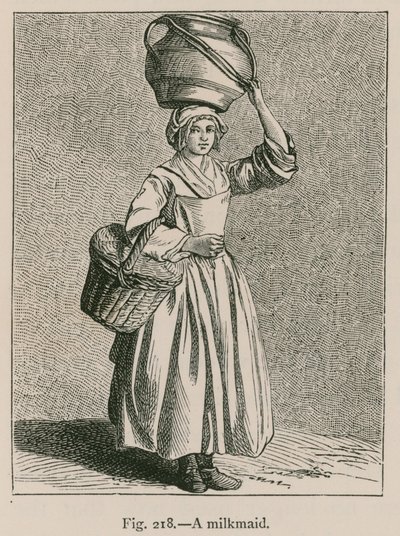 Une laitière - French School