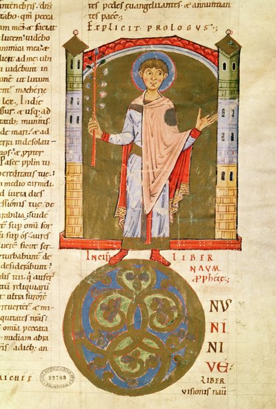 Un Prophète, de la Bible de Saint-André-aux-Bois - French School