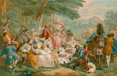 Un déjeuner de chasse - French School