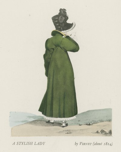 Une Dame Élégante (vers 1814) - French School