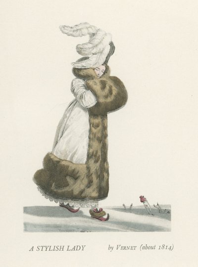 Une Dame Élégante (vers 1814) - French School