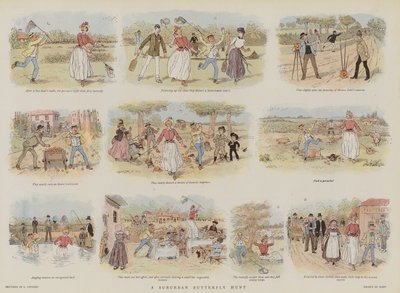Chasse aux papillons en banlieue - French School