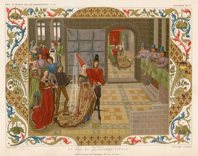 Un bal du XVe siècle - French School