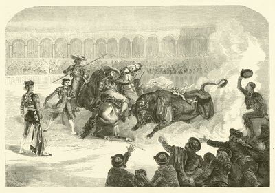 Une corrida à Madrid - French School