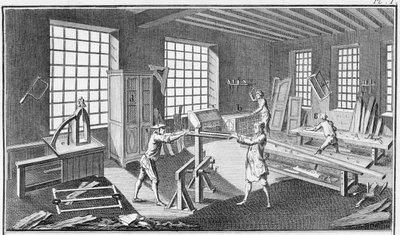 Atelier de menuisiers, de l