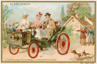 Un wagon-restaurant - French School