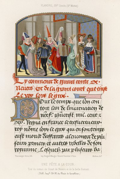Un festin de la cour - French School