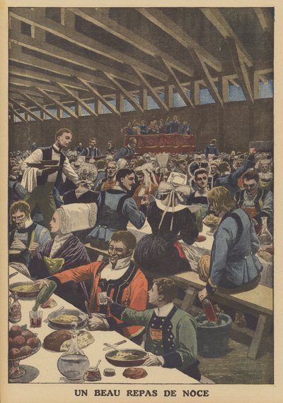 Un beau festin de mariage en Bretagne - French School
