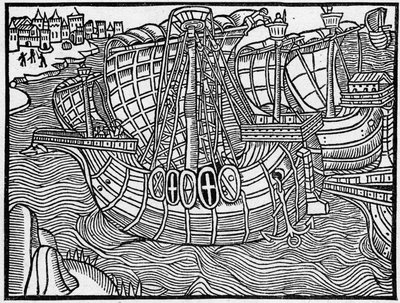 Une flotte au XVe siècle, d