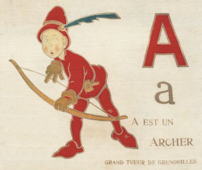 A est un grand tueur de grenouilles Archer - French School