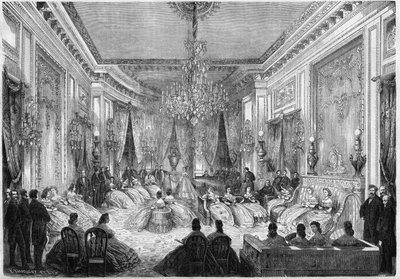 Une soirée musicale organisée par la princesse Mathilde Bonaparte (1820-1904) - French School