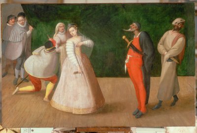 Une représentation de la Commedia dell