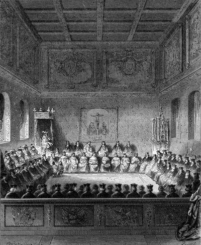 Une séance au Parlement de Bretagne en 1613 - French School