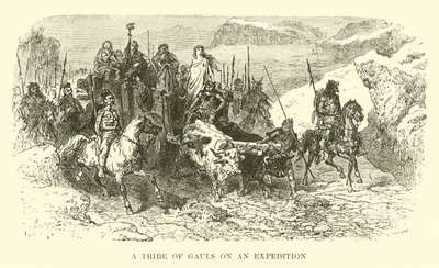 Une tribu de Gaulois en expédition - French School