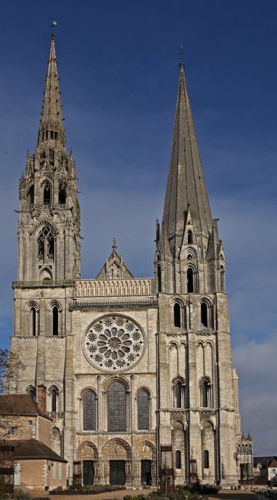 Vue de la façade ouest - French School
