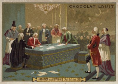 Abolition des privilèges par l