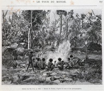 Aborigènes sous la surveillance d