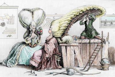 Académie de coiffure, Rue de Coiffure, illustration de 
