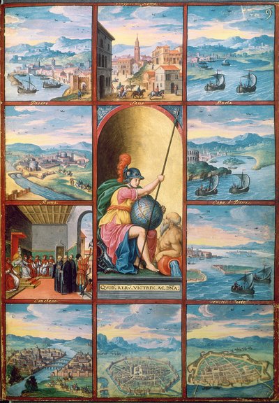 Lieux en Italie, du Voyage dans les Pouilles par Nagius - French School