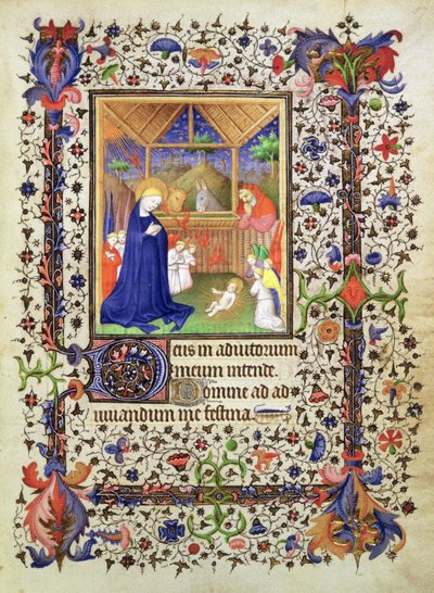 Nativité, des Heures du Chevalier, c.1420 - French School