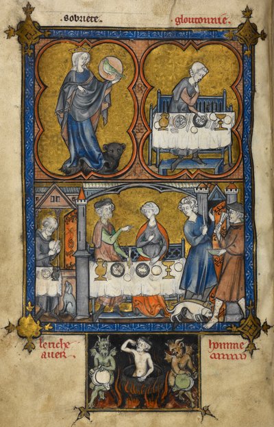 La Somme le Roi, c.1295 Paris - French School