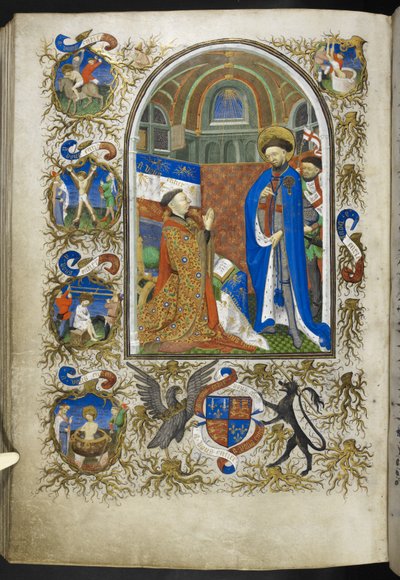 Le Duc de Bedford devant Saint Georges, du Livre d