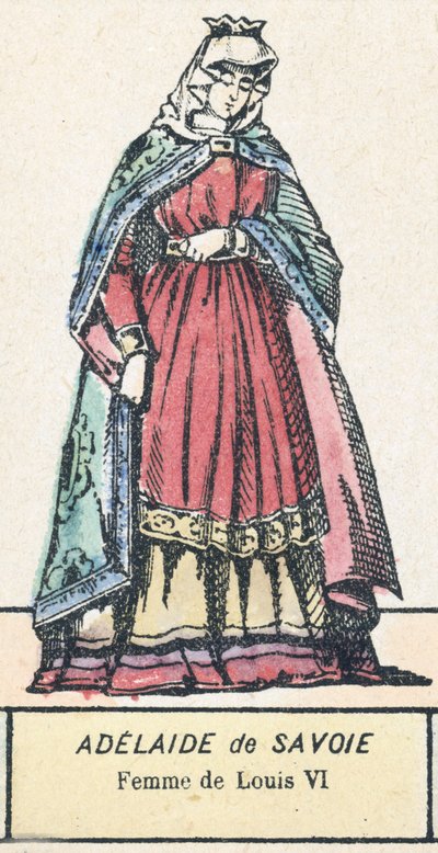 Adélaïde de Savoie, femme de Louis VI - French School