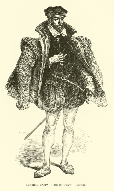 Amiral Gaspard de Coligny - French School