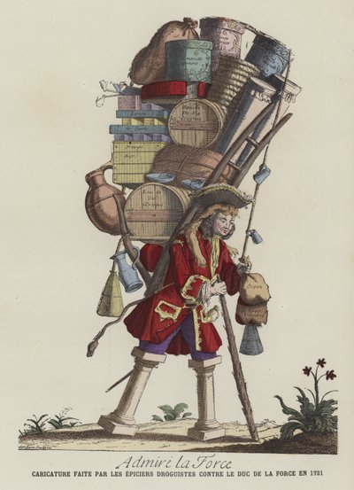 Admire la Force, 1721 - French School