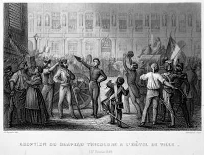 Adoption du drapeau tricolore à l