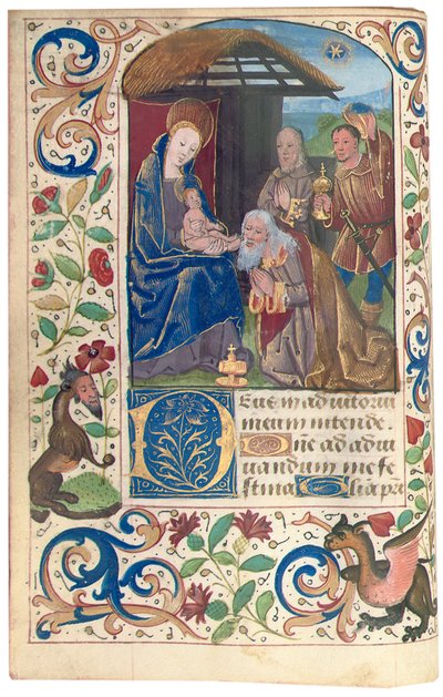 Adoration des Mages, illustration du "Livre d