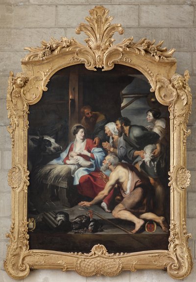Adoration des bergers - French School